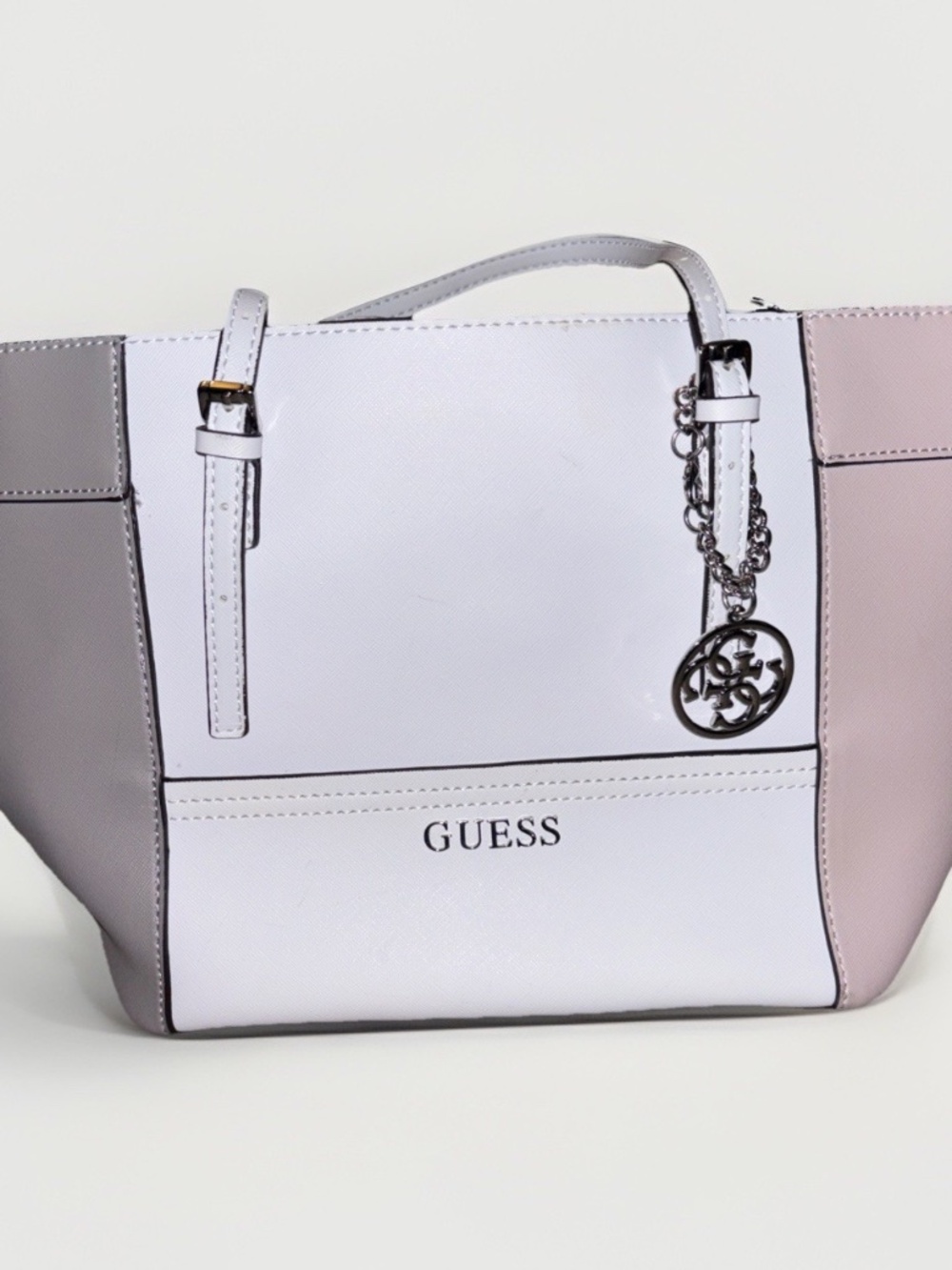 GUESS Guess Delaney Small Classic Panel Tote Bag Purse